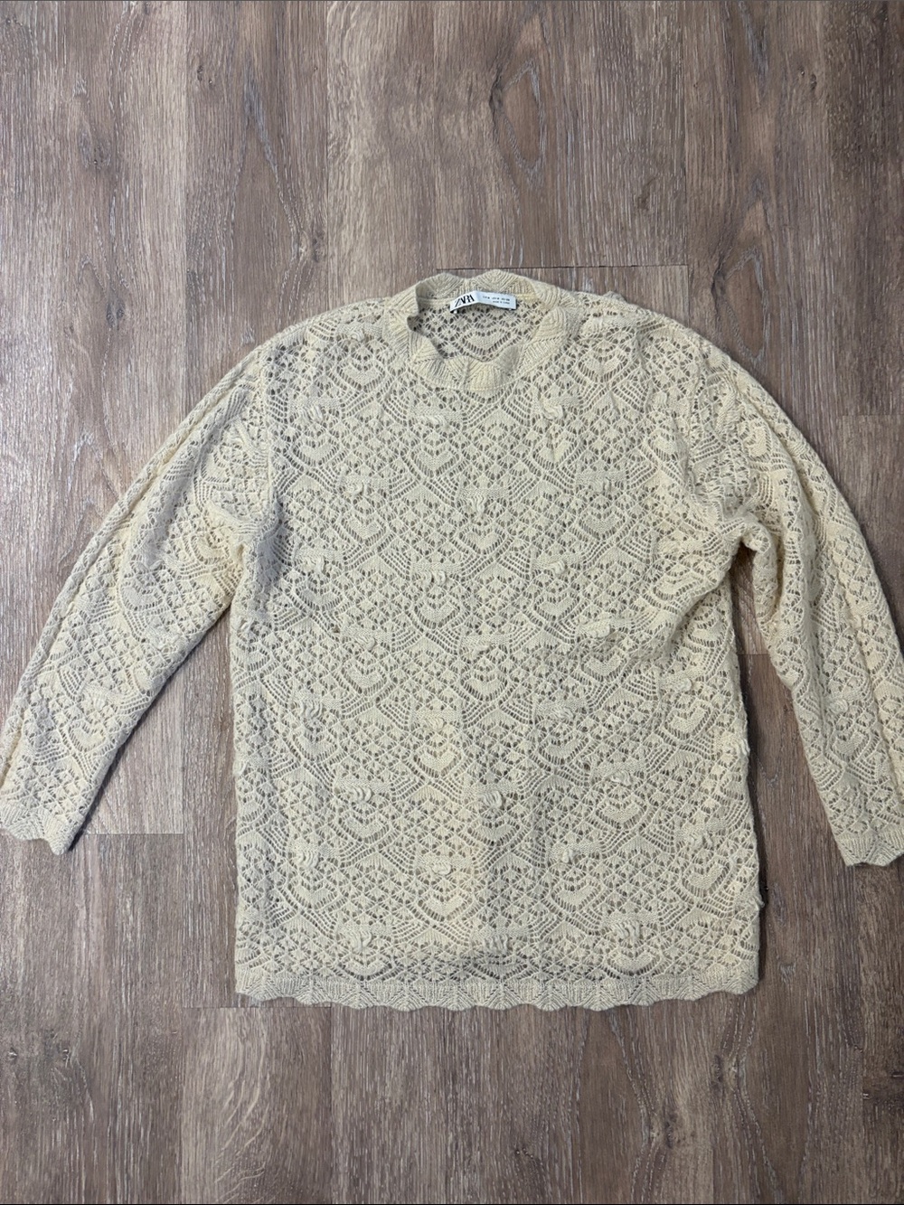 Zara crochet sweater
